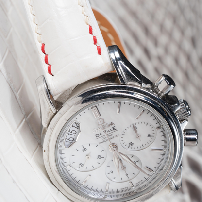 Omega De Ville Alligator Leather Strap