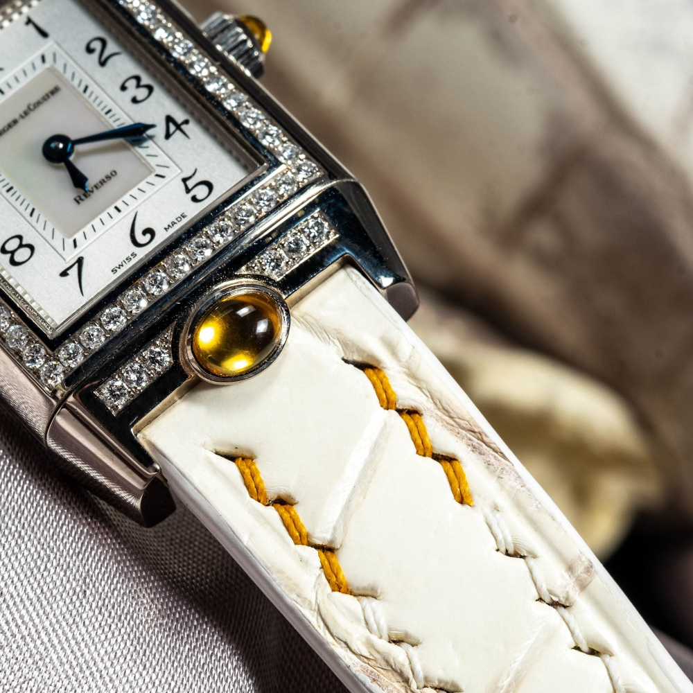 Alligator Leather Strap for Jaeger-LeCoultre Reverso