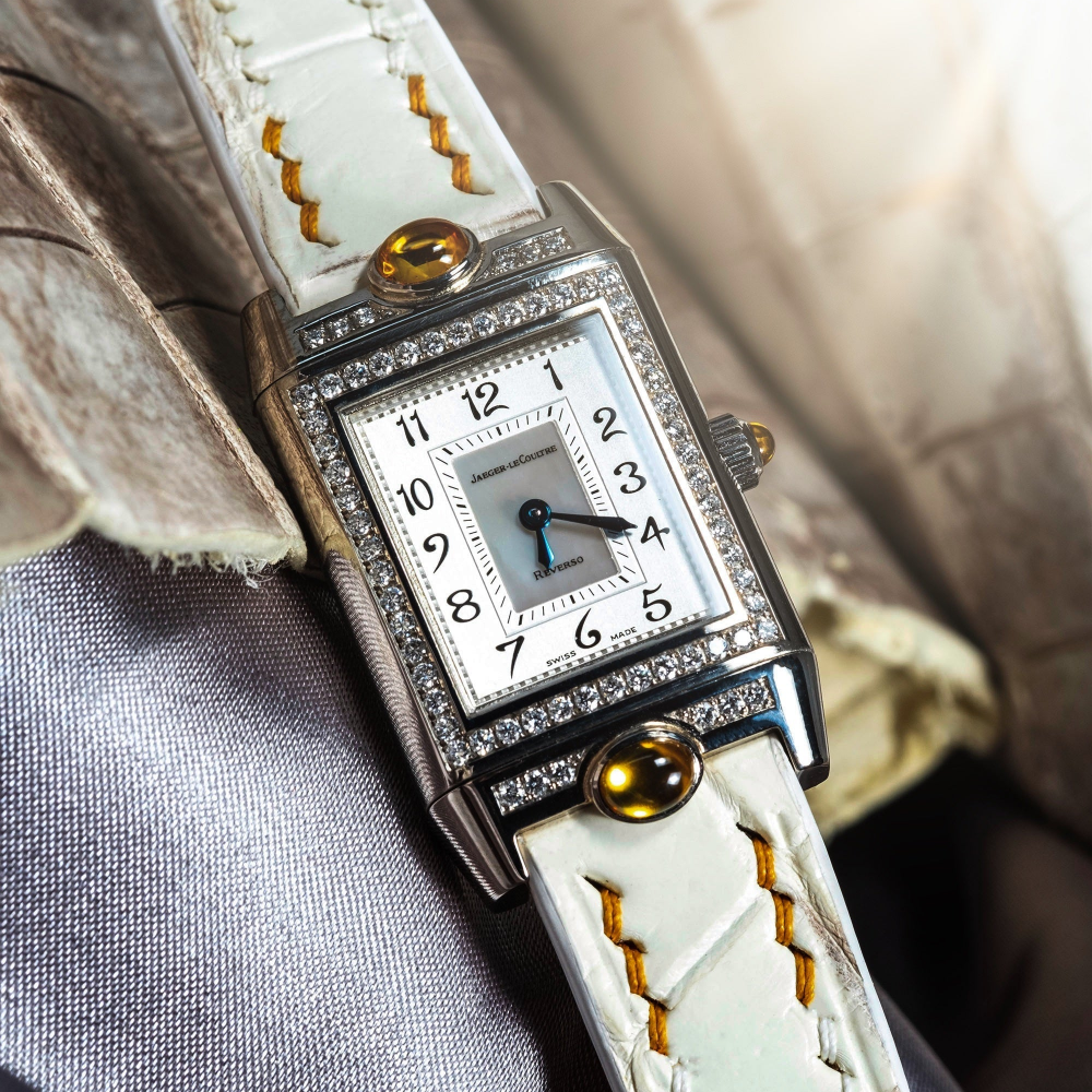Alligator Leather Strap for Jaeger-LeCoultre Reverso