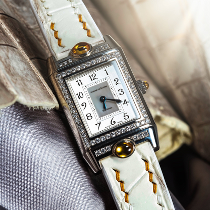 Alligator Leather Strap for Jaeger-LeCoultre Reverso