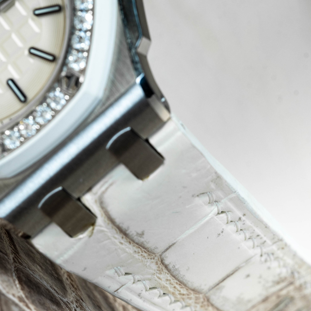 Alligator Leather Strap for AP Women's Watches