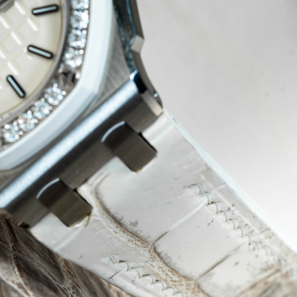 Alligator Leather Strap for AP Women's Watches