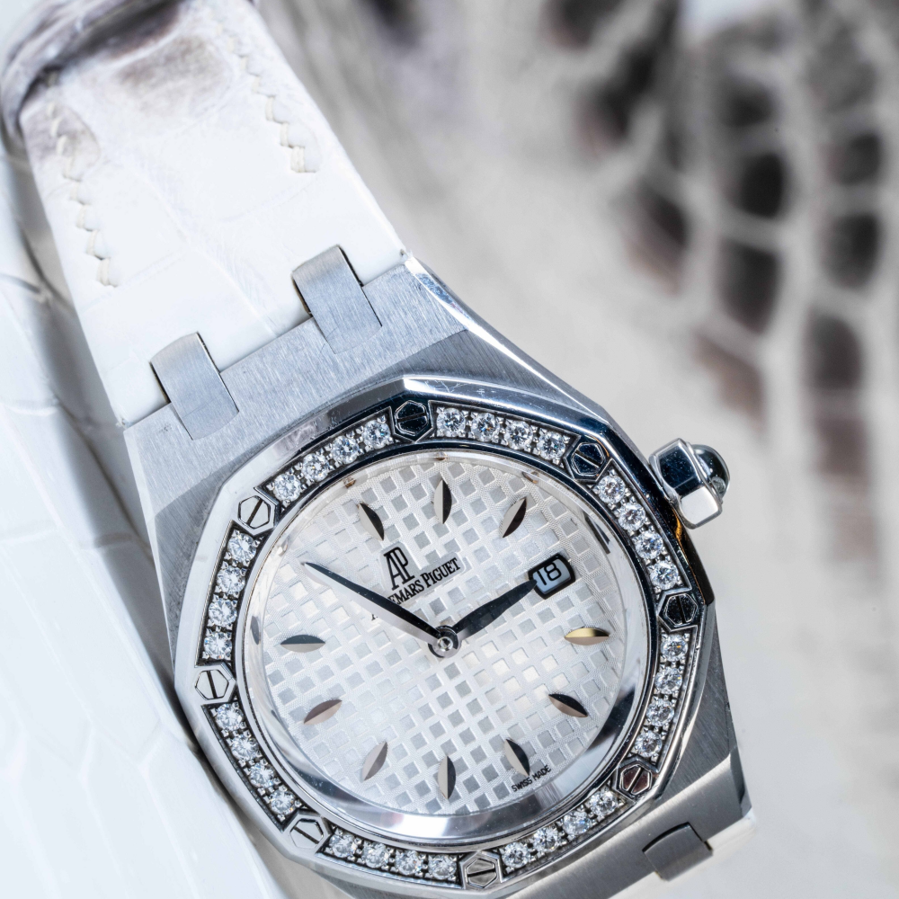 Alligator Leather Strap for AP Women's Watches