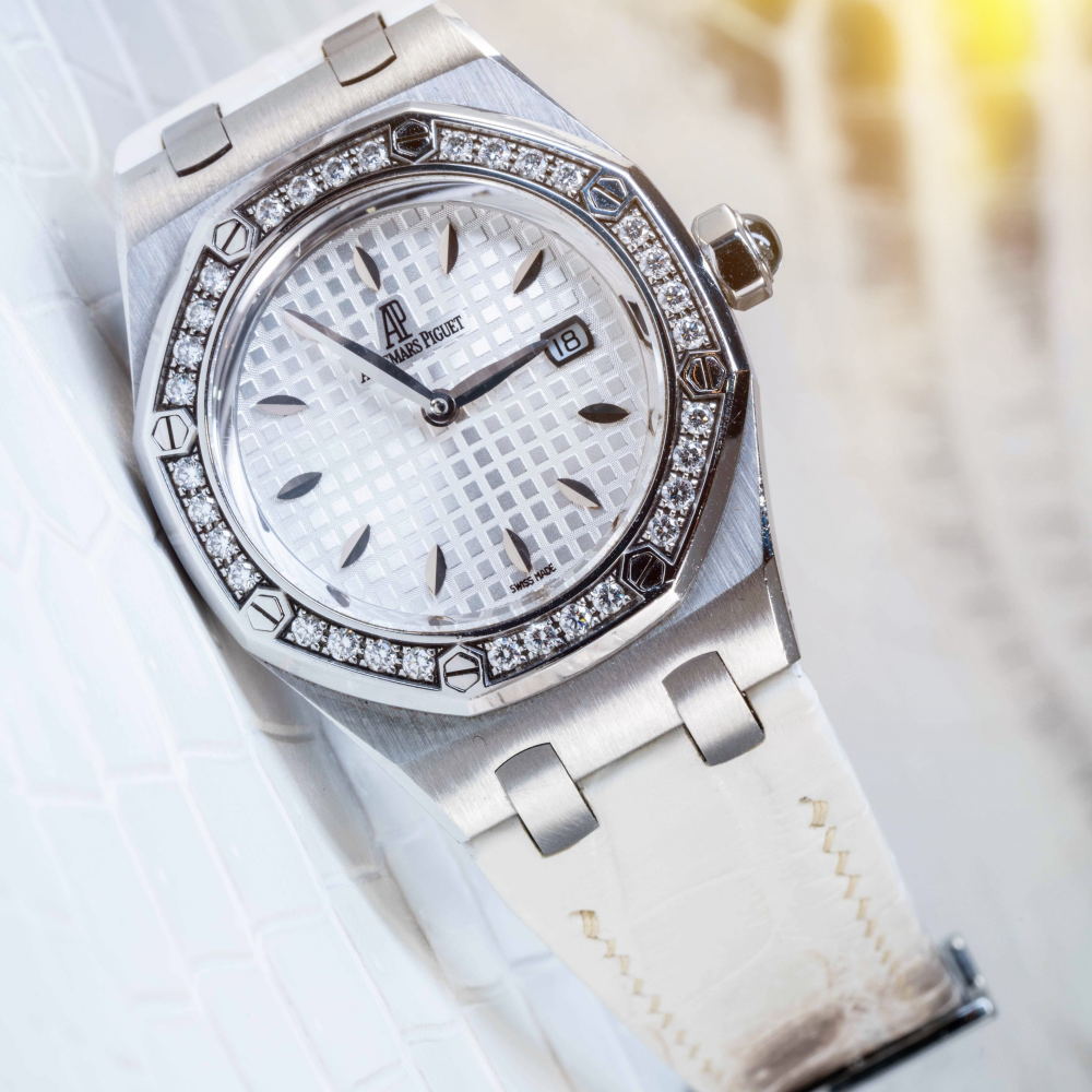 Alligator Leather Strap for AP Women's Watches