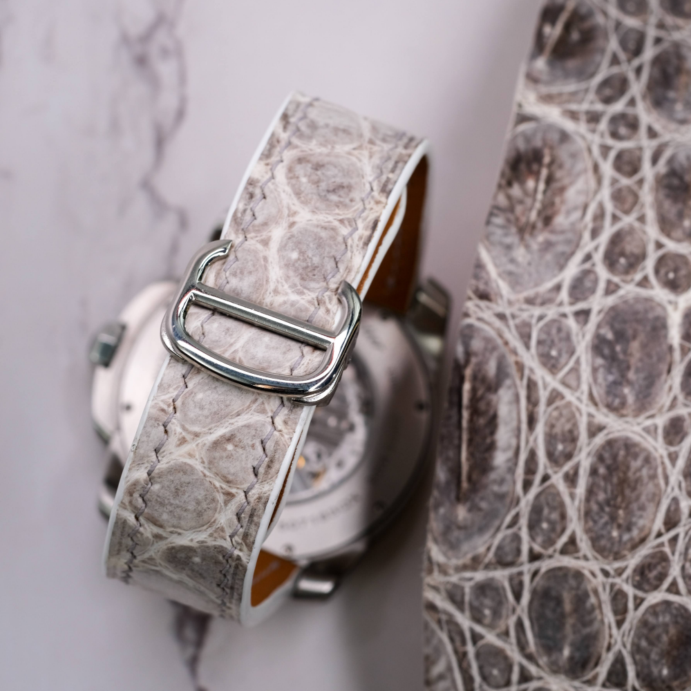Alligator Leather Strap for Cartier Calibre