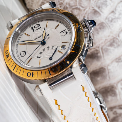 Alligator Leather Strap for Cartier Pasha