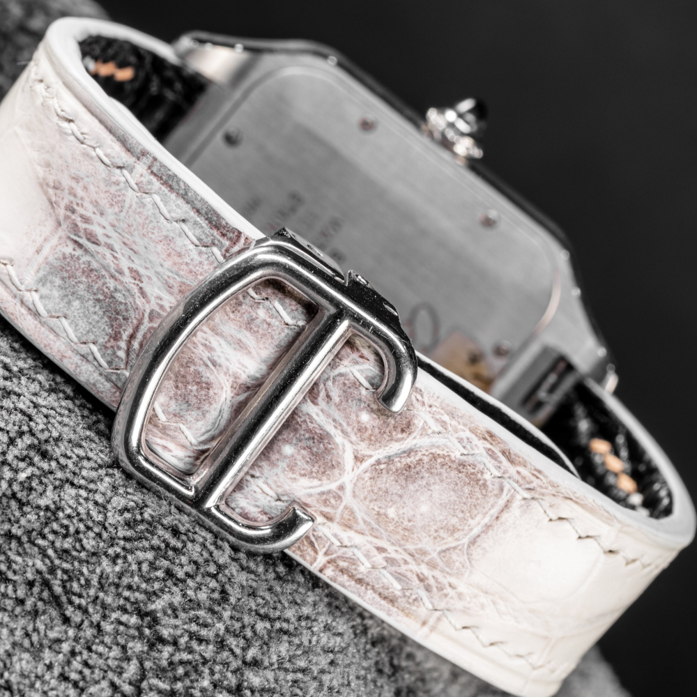 Alligator Leather Strap for Cartier Santos Dumont