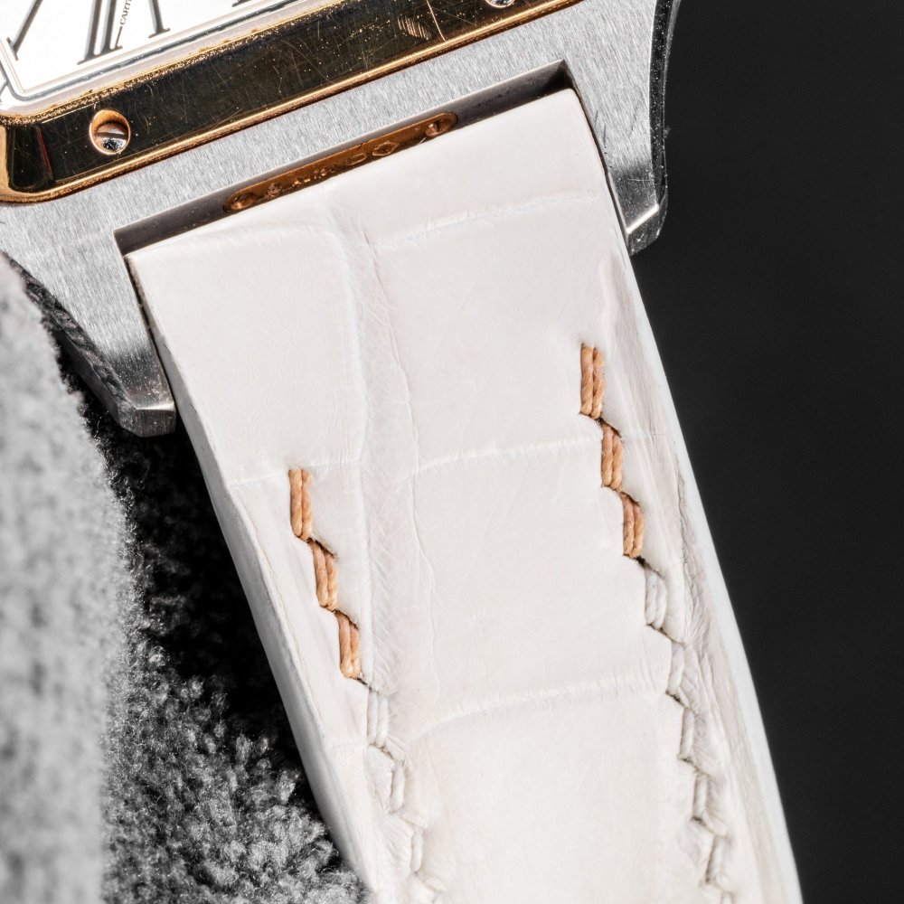 Alligator Leather Strap for Cartier Santos Dumont