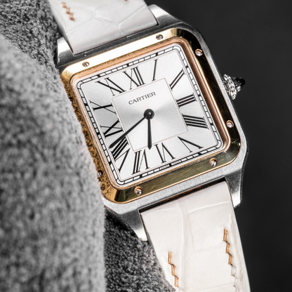 Alligator Leather Strap for Cartier Santos Dumont