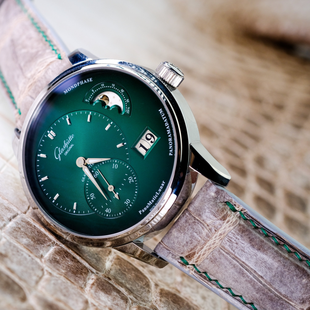 Alligator Leather Strap for Glashütte