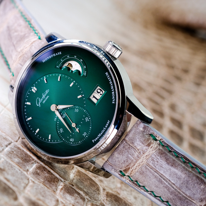 Alligator Leather Strap for Glashütte