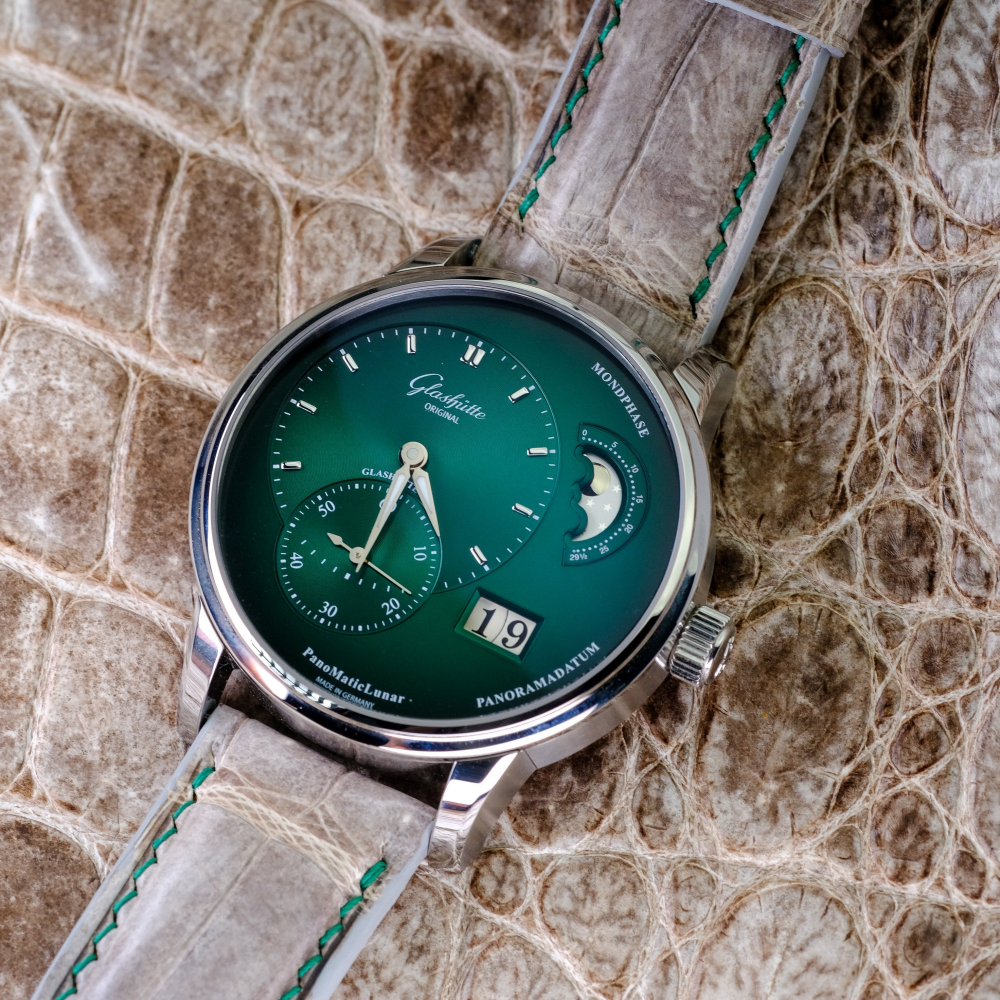 Alligator Leather Strap for Glashütte