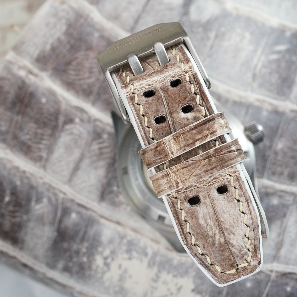 Alligator Leather Strap for Hamilton