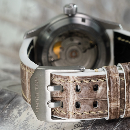 Alligator Leather Strap for Hamilton