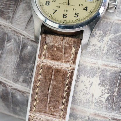 Alligator Leather Strap for Hamilton