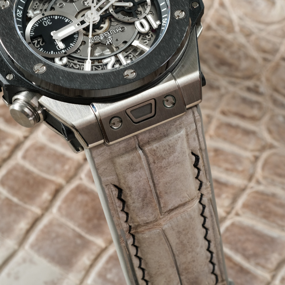 Alligator Leather Strap for Hublot Big Bang Unico