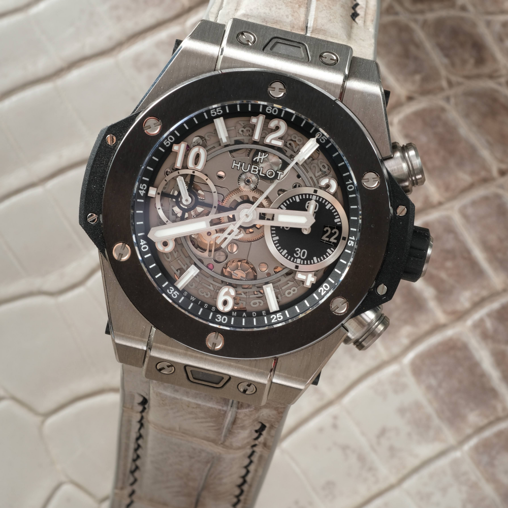 Alligator Leather Strap for Hublot Big Bang Unico