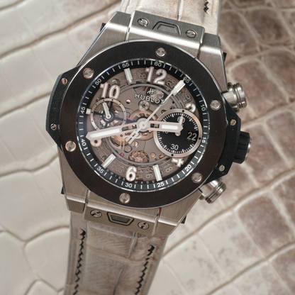 Alligator Leather Strap for Hublot Big Bang Unico