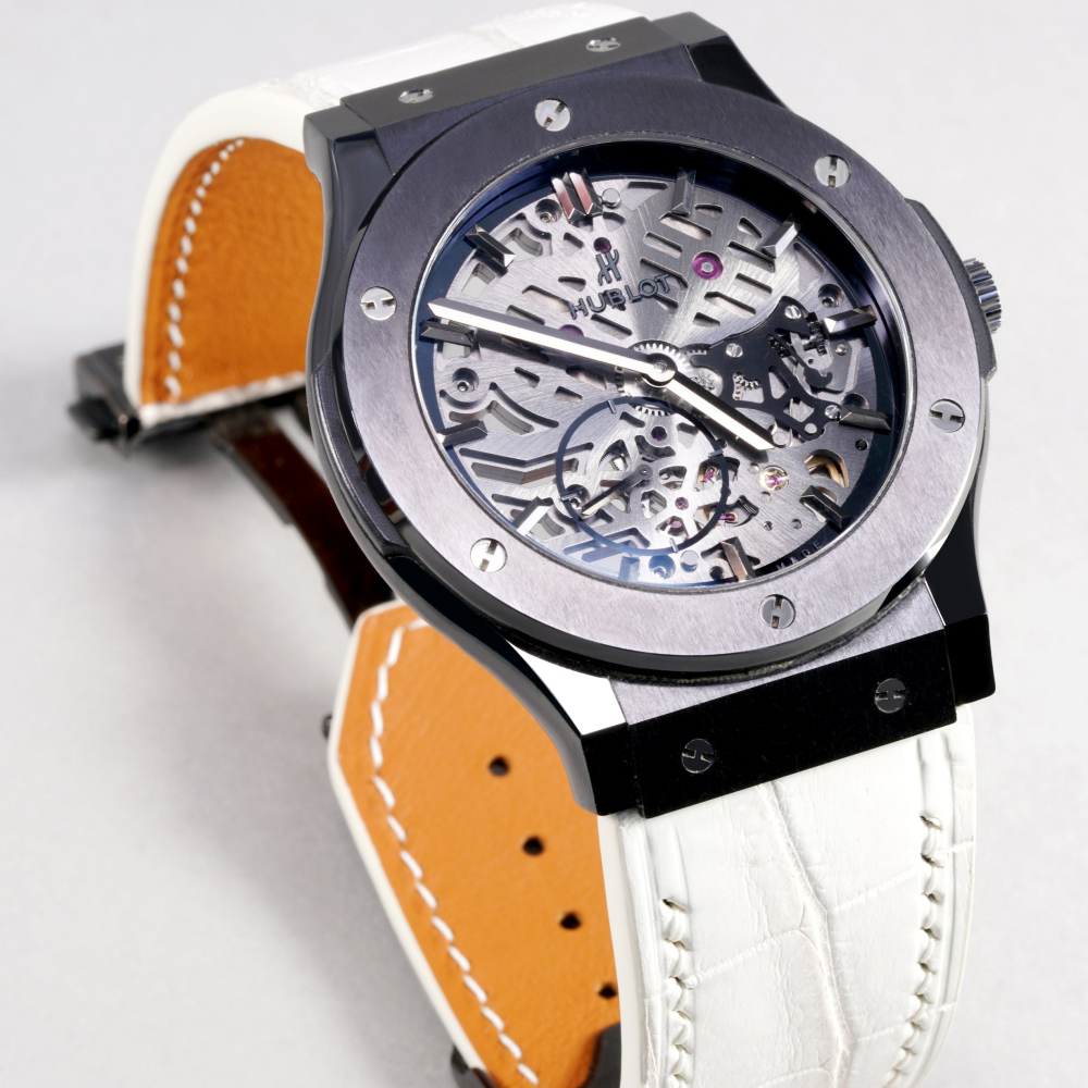 Alligator Leather Strap for Hublot Classic Fusion