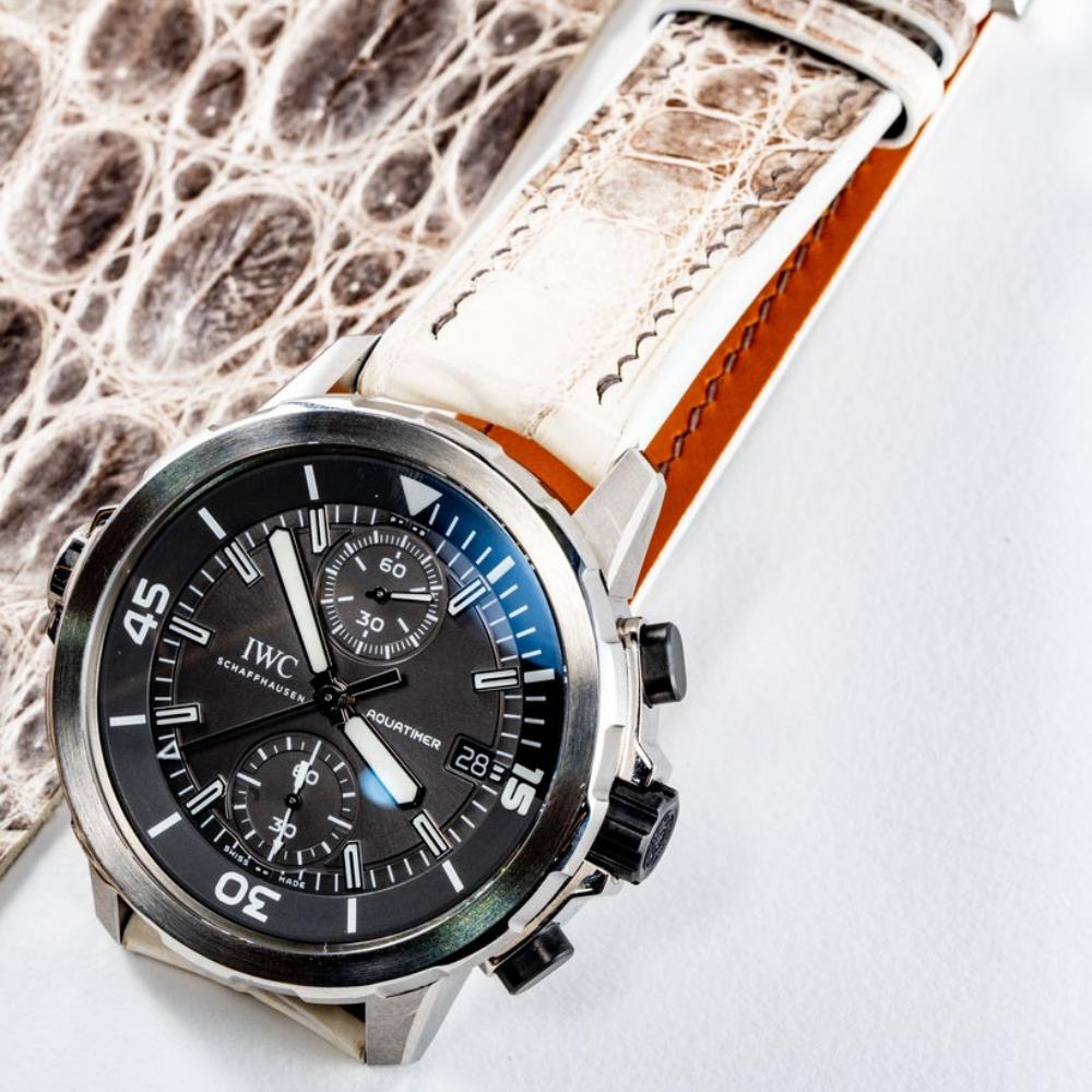Alligator Leather Strap for IWC Aquatimer
