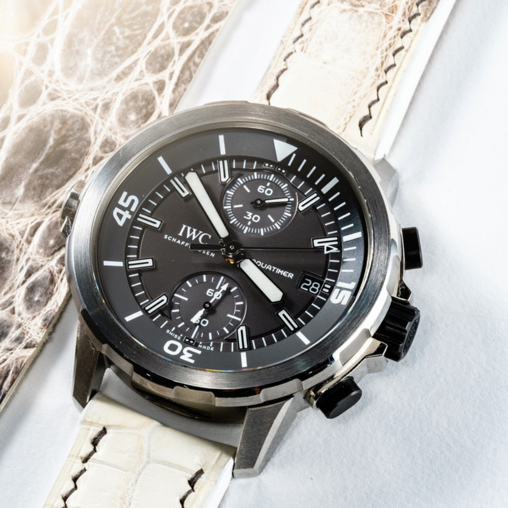 Alligator Leather Strap for IWC Aquatimer