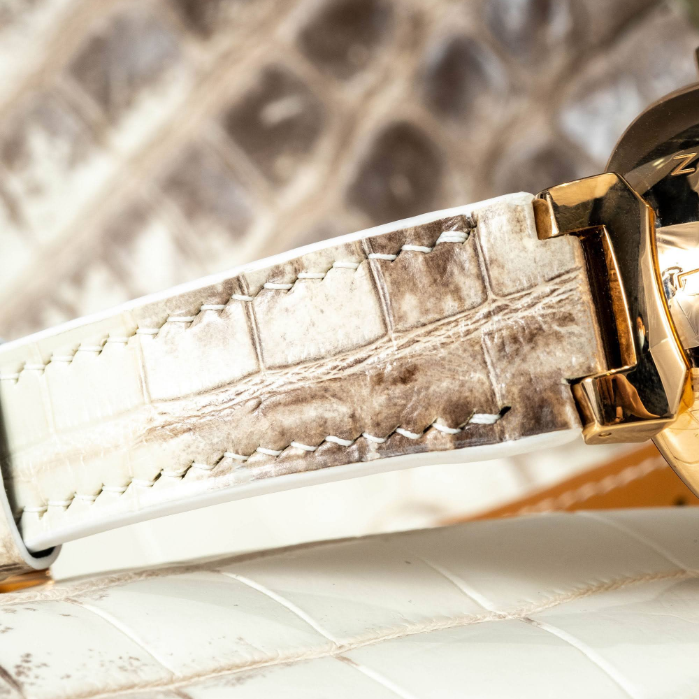 Alligator Leather Strap for Louis Vuitton Watch
