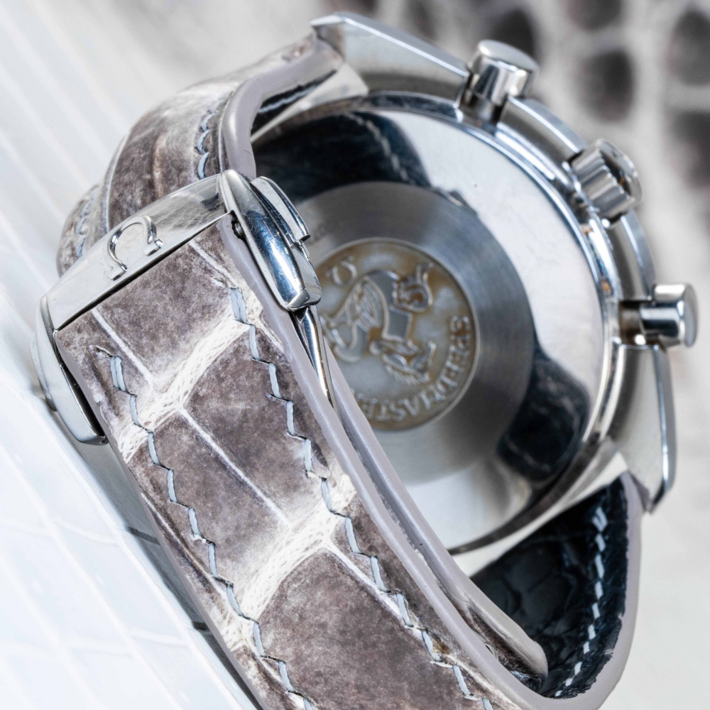 Alligator Leather Strap for Omega Speedmaster