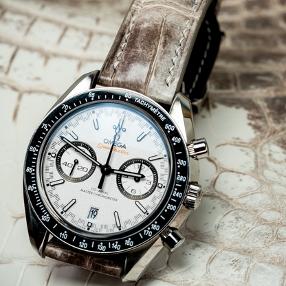 Alligator Leather Strap for Omega Speedmaster