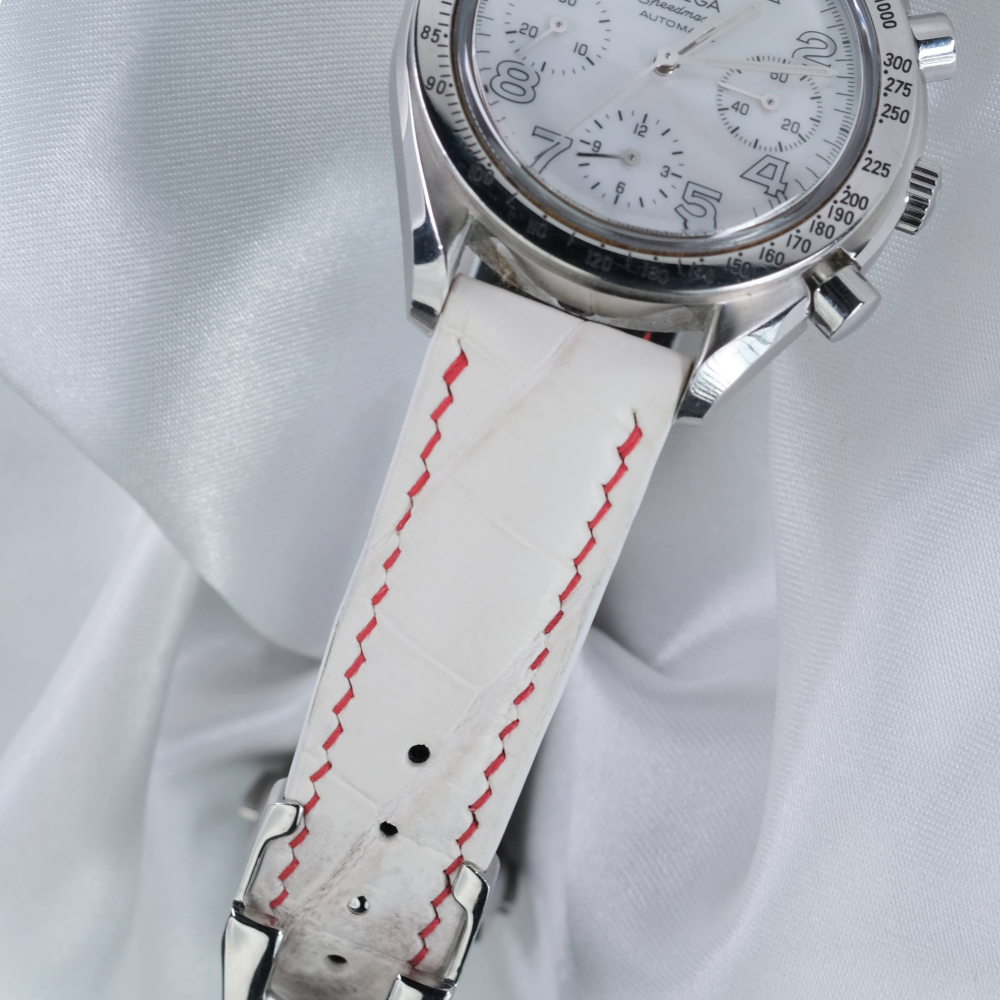 Alligator Leather Strap for Omega Speedmaster