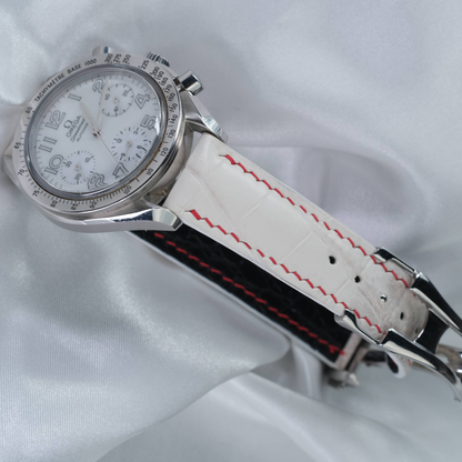 Alligator Leather Strap for Omega Speedmaster