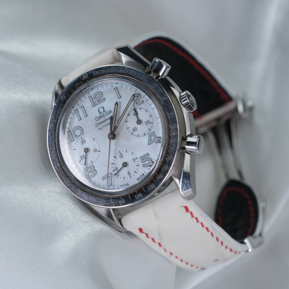 Alligator Leather Strap for Omega Speedmaster