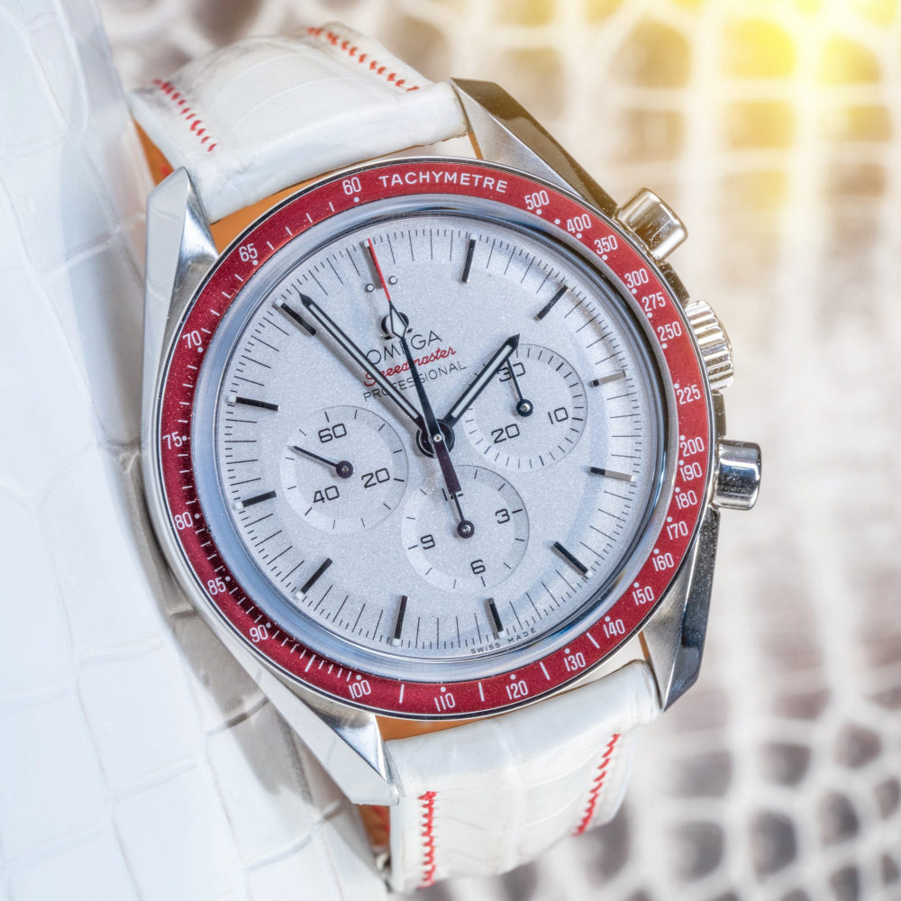 Alligator Leather Strap for Omega Speedmaster