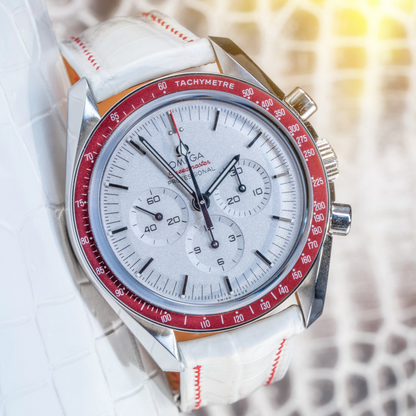 Alligator Leather Strap for Omega Speedmaster