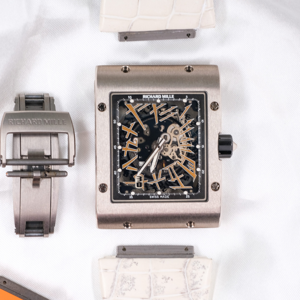 Alligator Leather Strap for Richard Mille