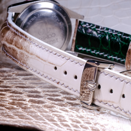 Alligator Leather Strap for Rolex Oyster Perpetual