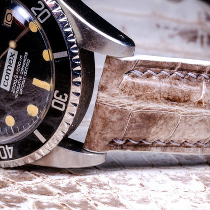 Alligator Leather Strap for Rolex Oyster Perpetual