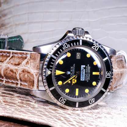 Alligator Leather Strap for Rolex Oyster Perpetual