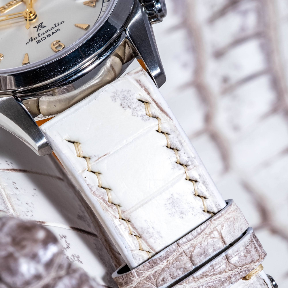 Alligator Leather Strap for Seiko