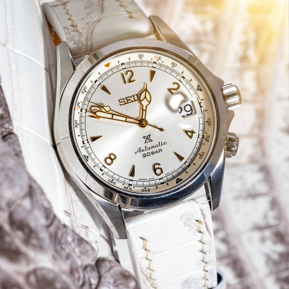 Alligator Leather Strap for Seiko