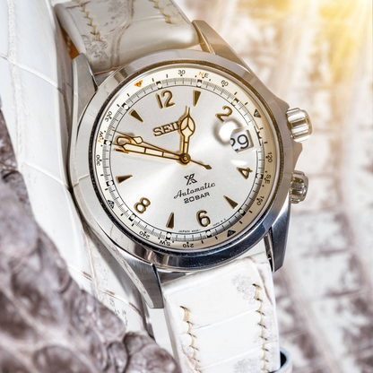 Alligator Leather Strap for Seiko