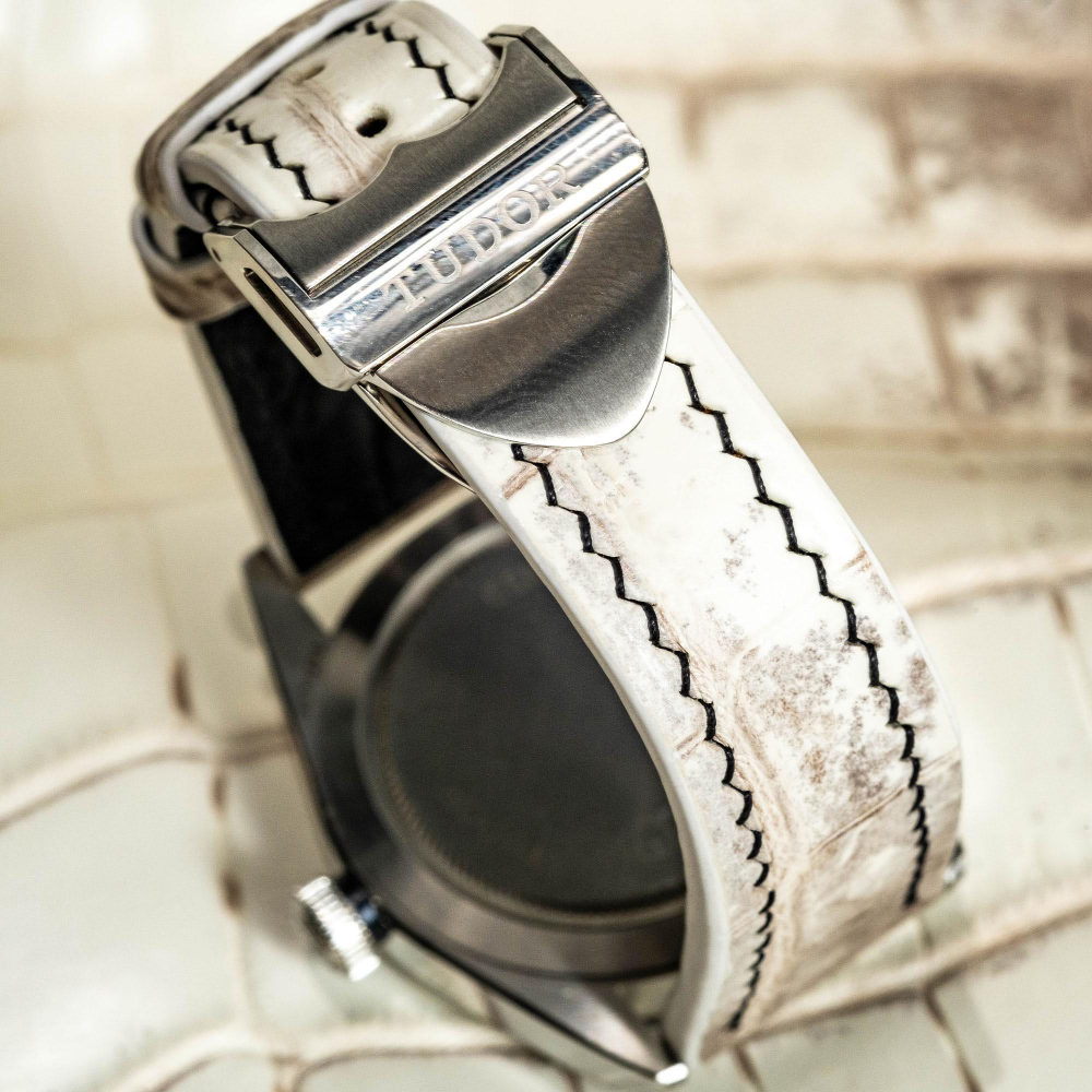 Alligator Leather Strap for Tudor Black Bay