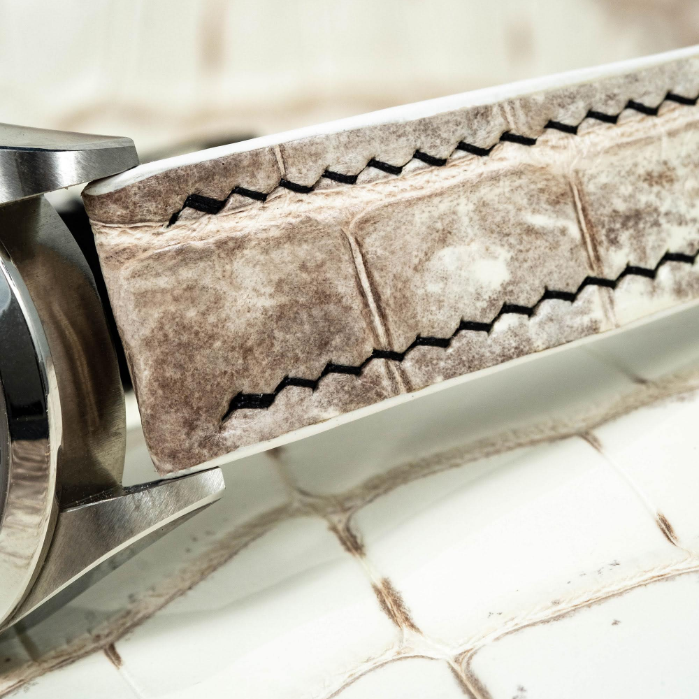 Alligator Leather Strap for Tudor Black Bay