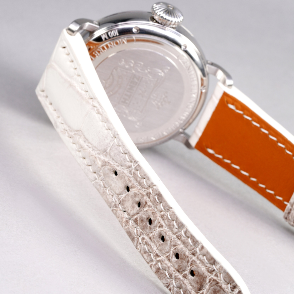 Alligator Leather Strap for Zenith