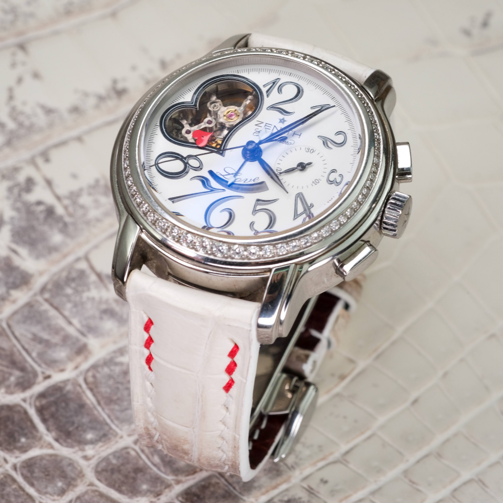 Alligator Leather Strap for Zenith