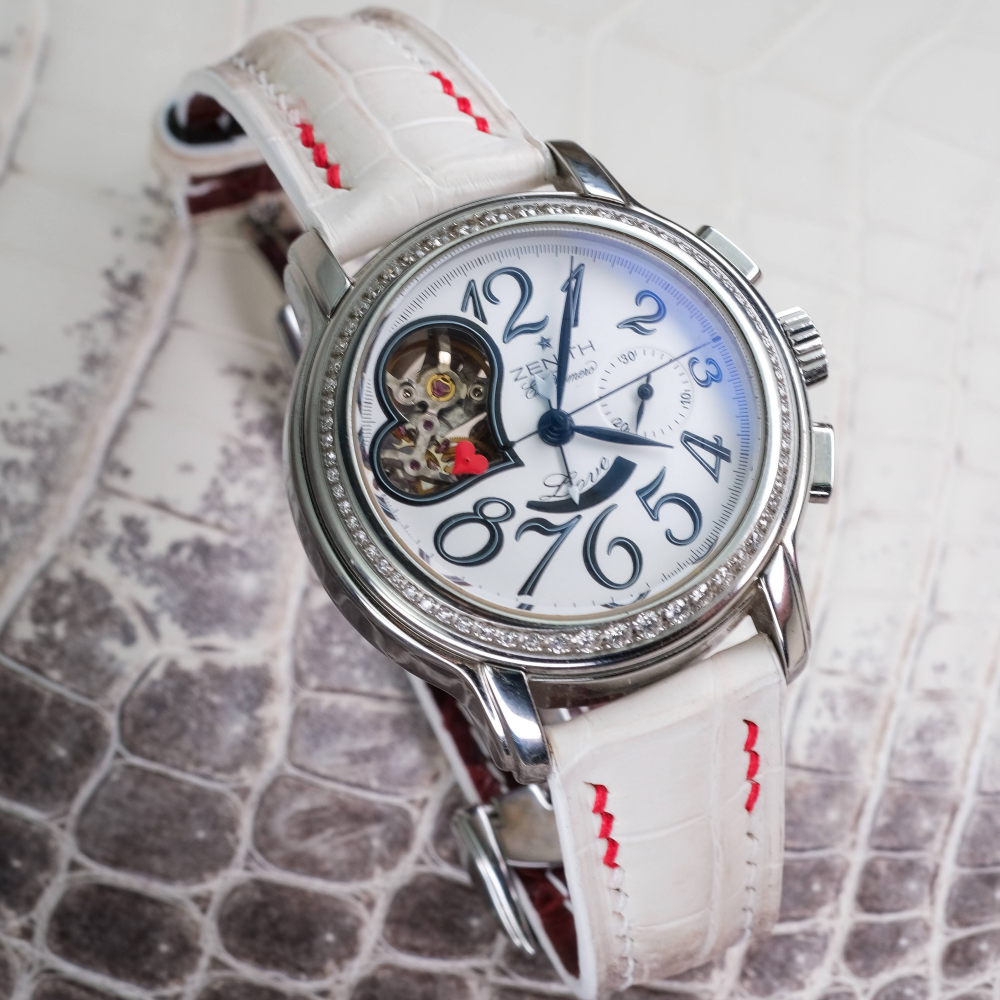 Alligator Leather Strap for Zenith