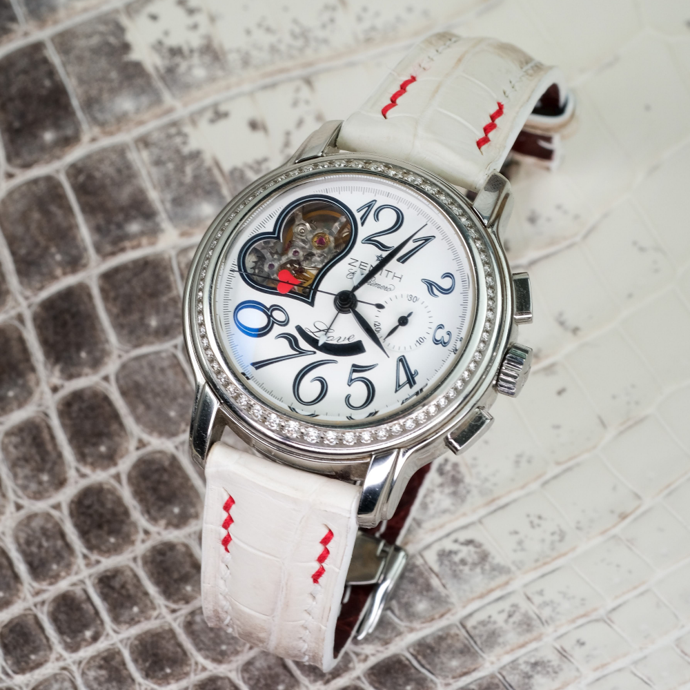 Alligator Leather Strap for Zenith
