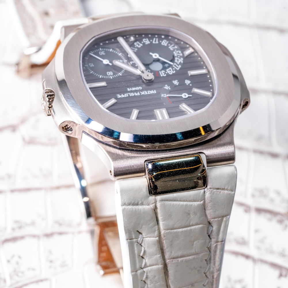 Alligator Leather Strap for Patek Philippe Nautilus