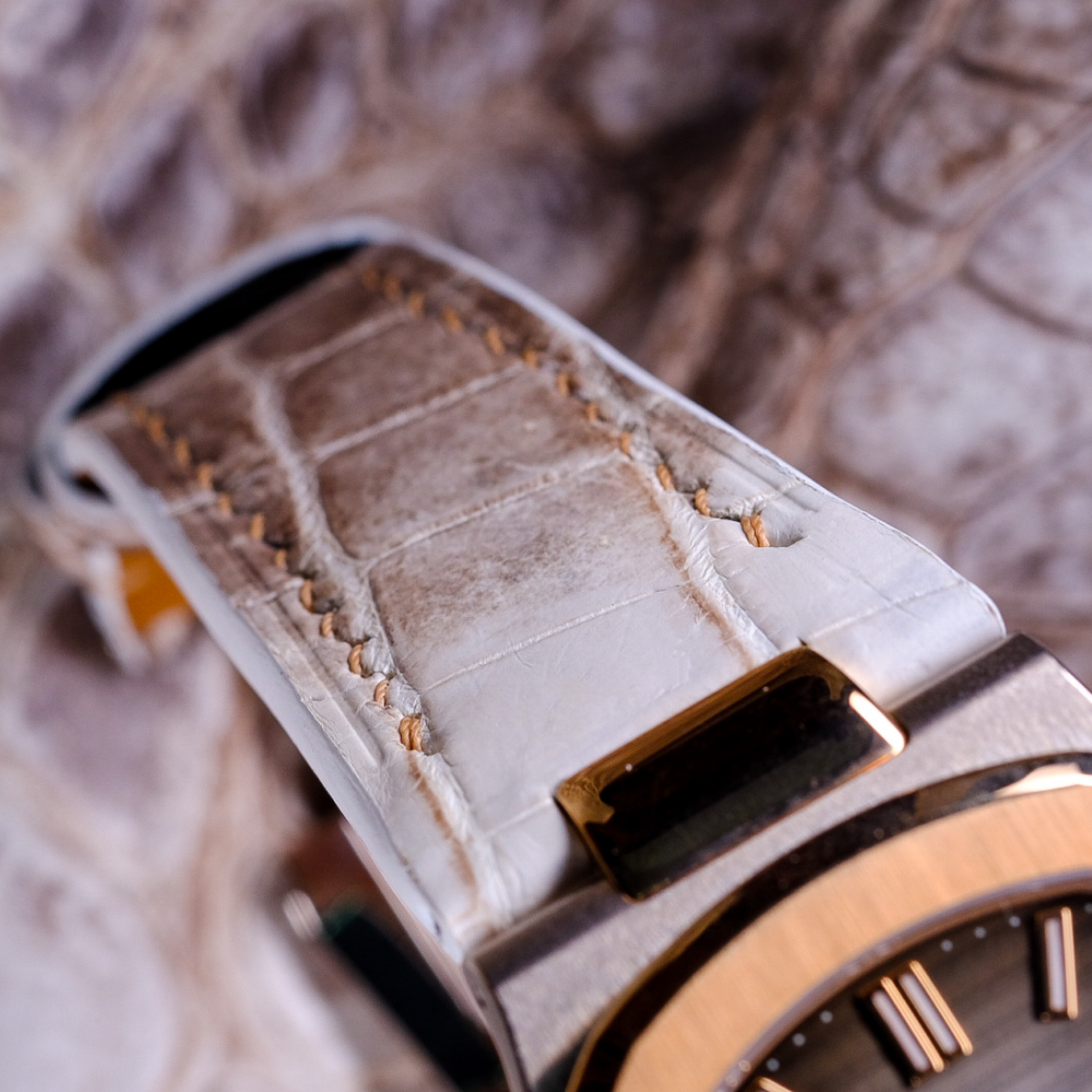Alligator Leather Strap for Patek Philippe Nautilus