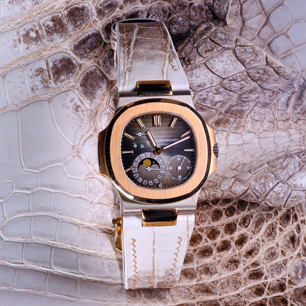 Alligator Leather Strap for Patek Philippe Nautilus