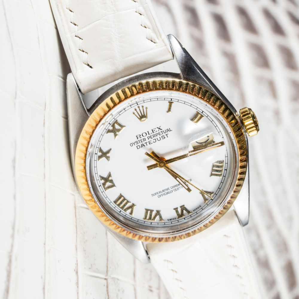 Alligator Leather Strap for Rolex Datejust